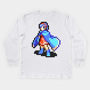 Female Mage Fighting Sprite Kids Long Sleeve T-Shirt